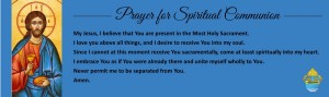 2020 MAR 17 Prayer for Spiritual Communion Sliding Image